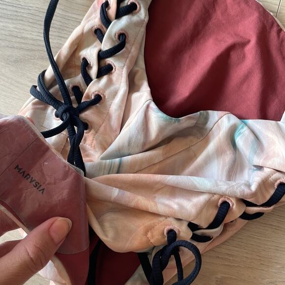 Marysia Swim cutout marble one piece - Picture 5 of 5